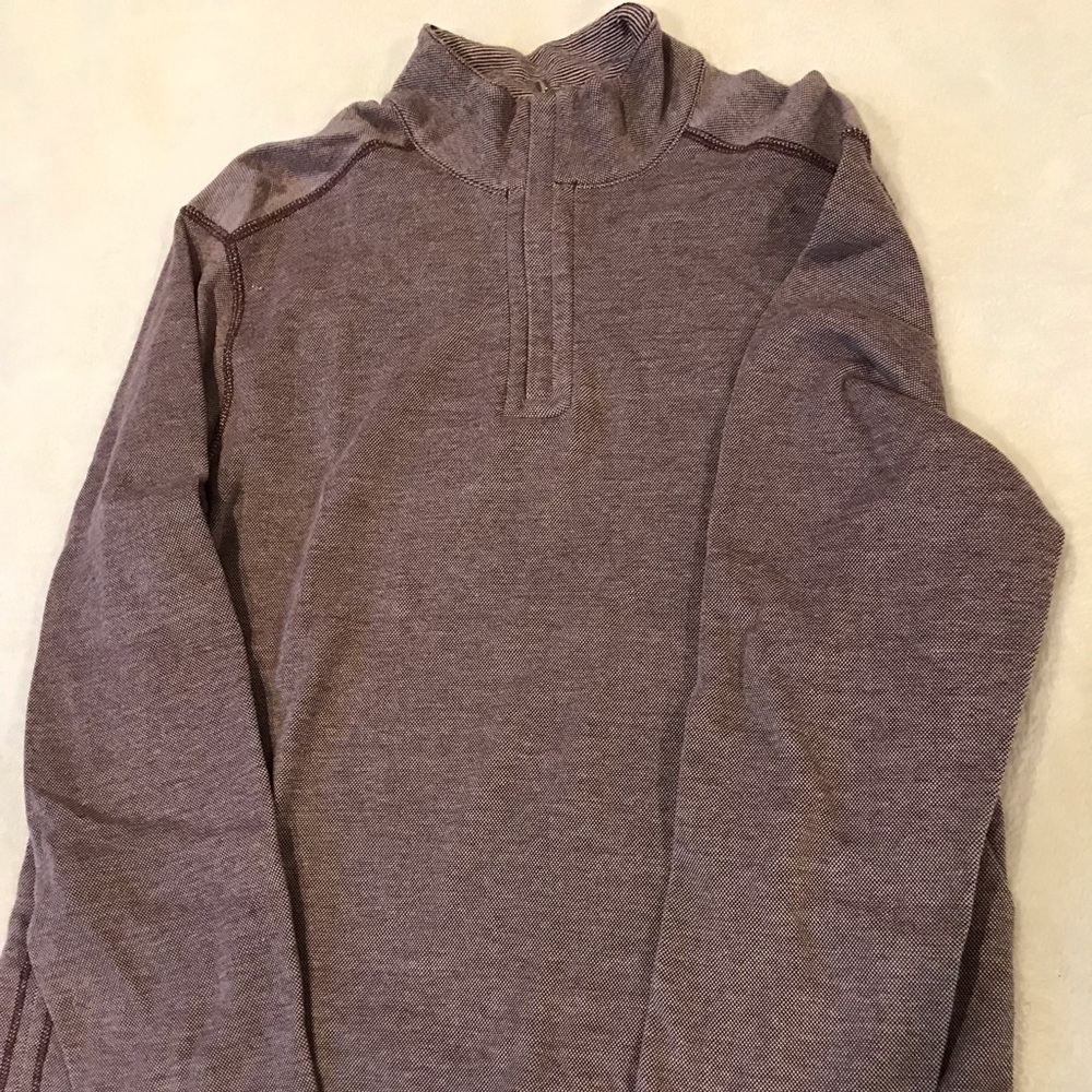 Kirkland Signature Salmon 1/4 Zip Up Sweater